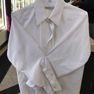 White Buttoned Down Casual Long Sleeve Shirt